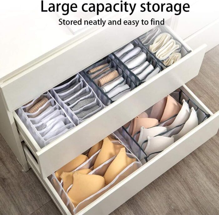 3 Pieces Underwear Drawer Organizer Set