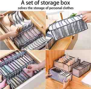 3 Pieces Underwear Drawer Organizer Set