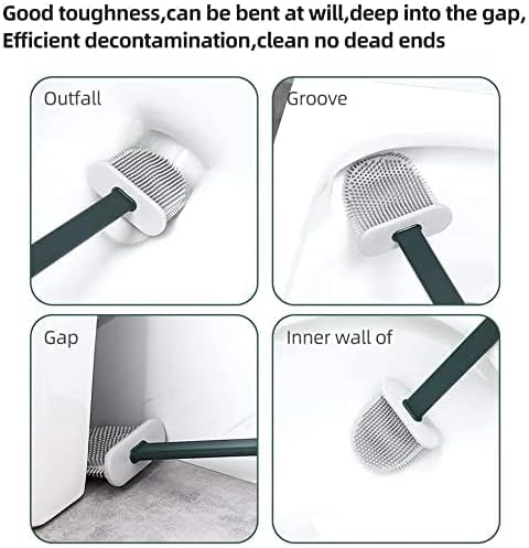 Silicone Toilet Brush for Cleaning