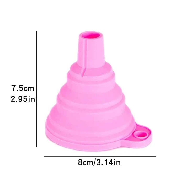 Collapsible Silicone Funnel Pack Of Two