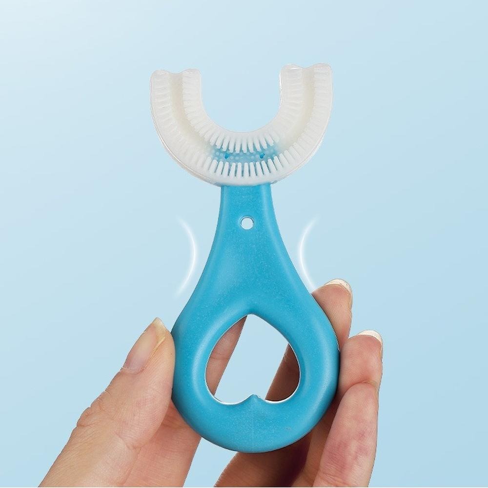 Silicone Baby Toothbrush U Shaped 360 Degree Pack Of 2