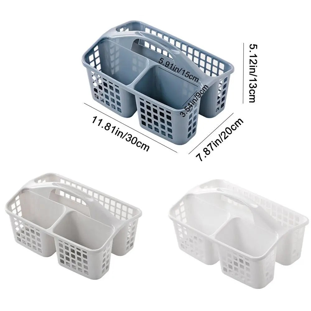 3 COMPARTMENT STORAGE BASKET PACK OF TWQ