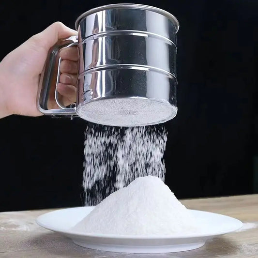 1PC New Handheld Flour Sieve, Semi-automatic.