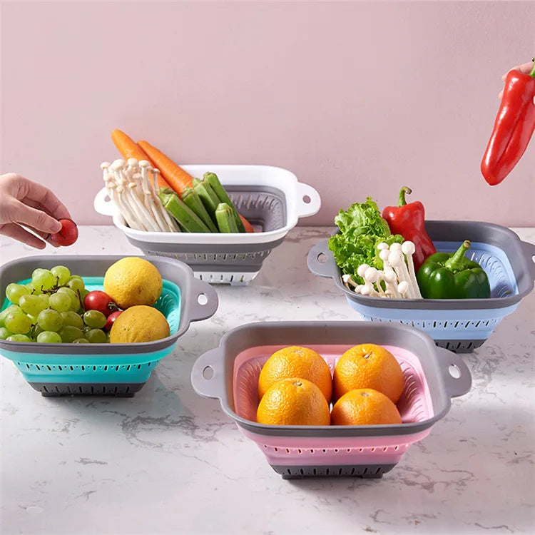 Strainer Colander Collapsible Drainer Strainers