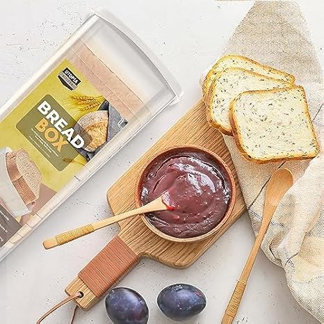 Bread Box for Kitchen Countertop, Airtight Bread Keeper Container, Bread Holder Storage Bin & Dispenser with Lid for Fresh Bread