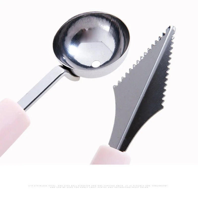 2 In 1 Melon Digging Scoop Pack Of Two