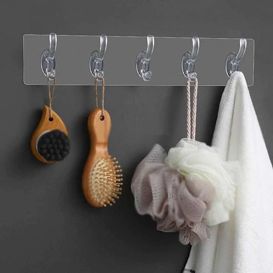 TRANPARENTS WALL HOOK FOR HANGING PACK OF 2