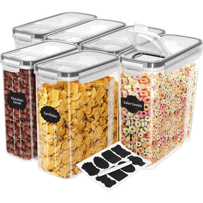Cereal Containers Storage 2 Liter, 3 Liter, 4 Liter Airtight Food Storage Container & Cereal Dispenser for Kitchen Pantry