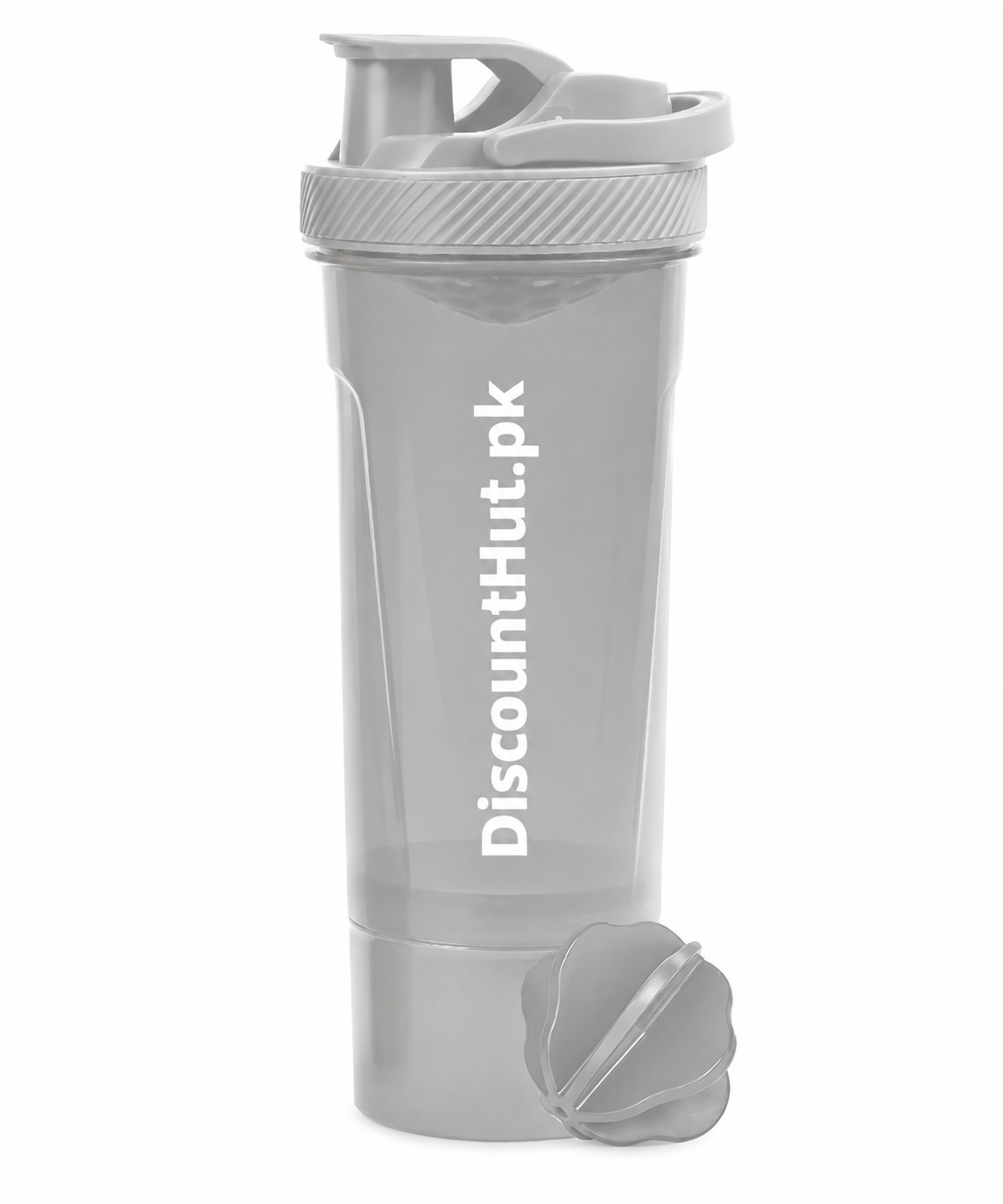 Fitness Protein Shaker Bottle 24oz / 700ml, BPA-Free Leakproof Mixer Bottle with Twist Lock Storage for Gym