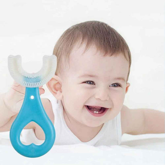 Silicone Baby Toothbrush U Shaped 360 Degree Pack Of 2