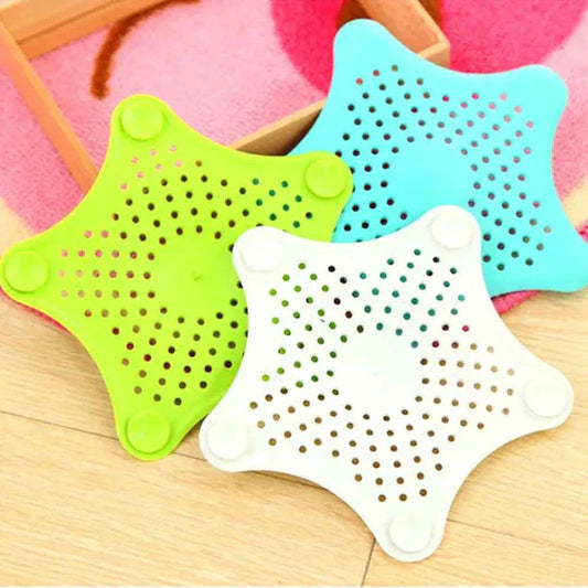 Silicone Starfish Non-Slip Sink Strainer Pack Of 3