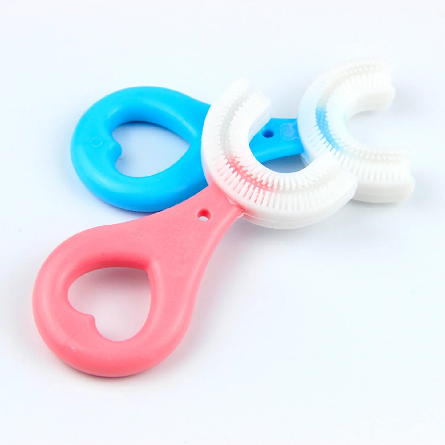 Silicone Baby Toothbrush U Shaped 360 Degree Pack Of 2