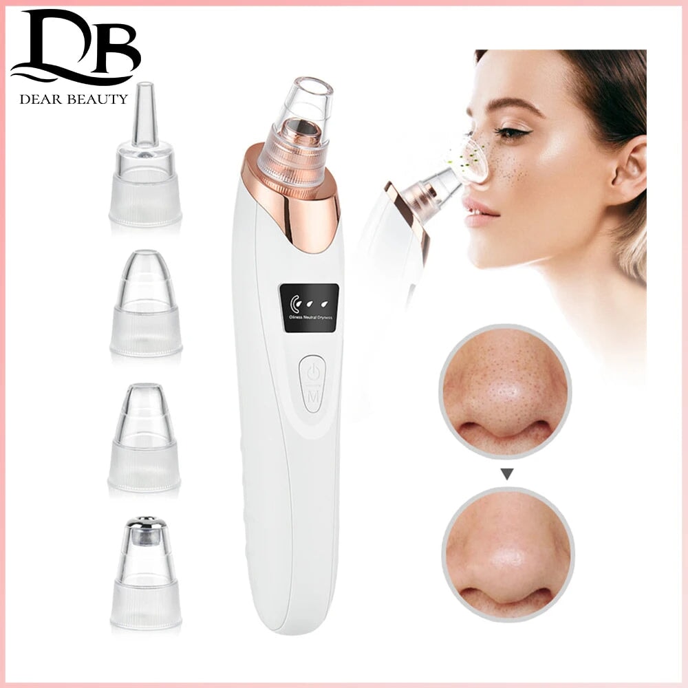 USB Rechargeable Facial Pore Cleaner with Blackhead Removal
